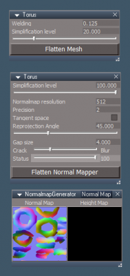 Mesh Simplifire and Normal Map Generator panels.png