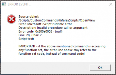 Use External Viewer ErrorEvent.PNG (13.84 KiB) Viewed 9981 times Use External Viewer ErrorEvent.PNG