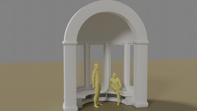 Bay Window rebuilt in Blender 2.8