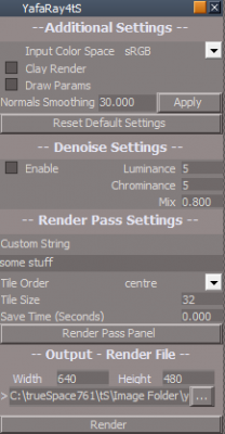 YafaRay4tS Default.PNG (13.2 KiB) Viewed 4868 times YafaRay4tS Default.PNG