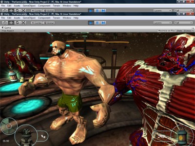 screen capture from free unity demo version