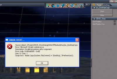 OfflineScriptErrorInTrueplay.jpg (85.01 KiB) Viewed 70 times OfflineScriptErrorInTrueplay.jpg